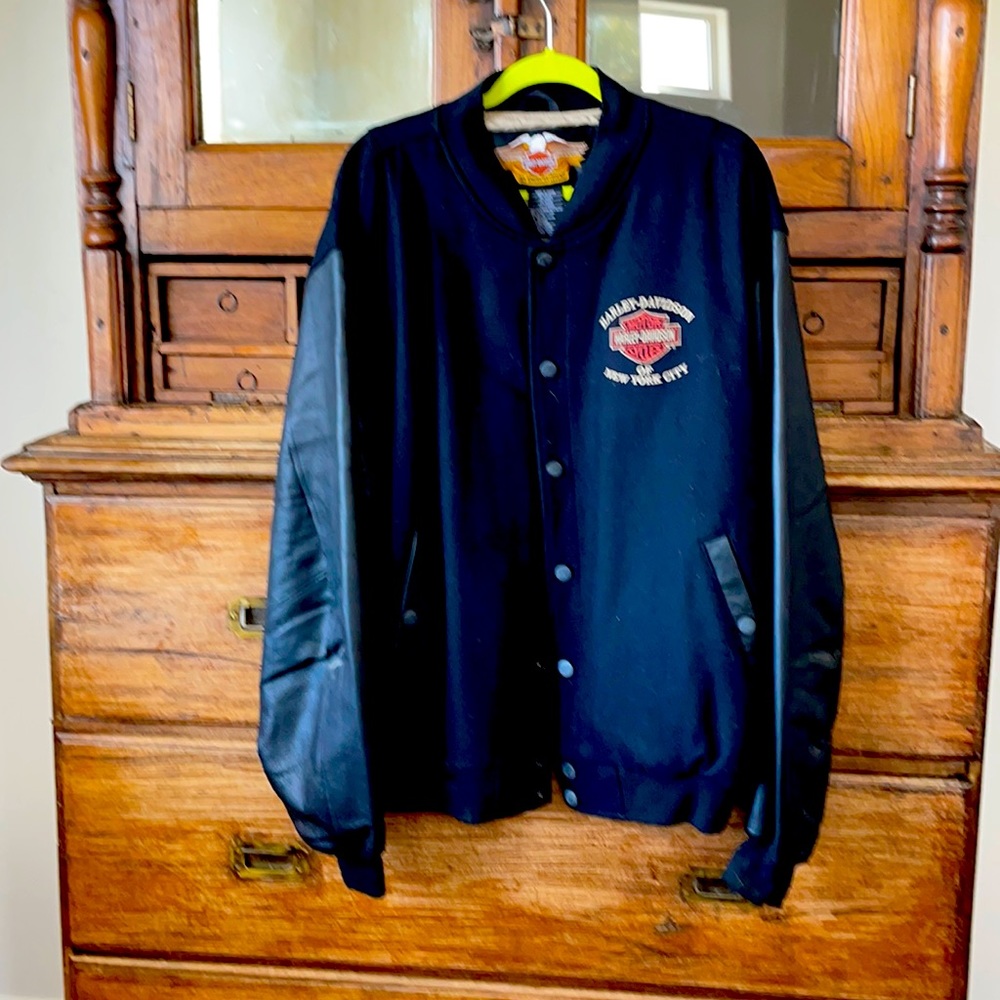 Harley Davidson Vintage Motorcycle Jacket.